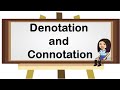 Differentiating Denotation and Connotation