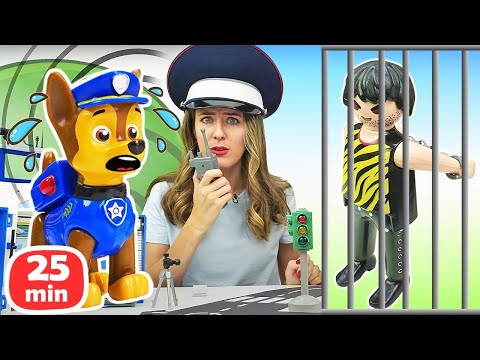 ¡Comisaría de Policía con la Patrulla Canina! Juegos de Policía para Niños 🚔🐾