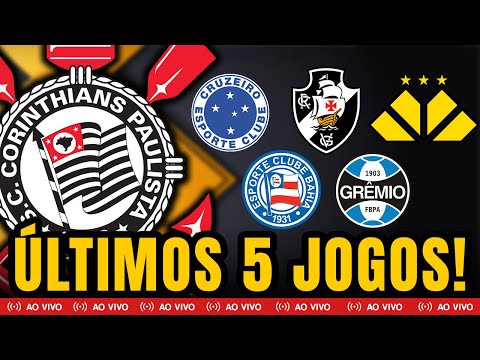 ATÉ ONDE O CORINTHIANS PODE CHEGAR? ÚLTIMAS 5 RODADAS DO BRASILEIRÃO