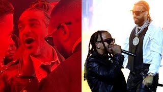 JIM JONES APPROACHED BY SECURITY TOLD TO MOVE SEATS WHILE MAX B WAS PERFORMING AT THE BET AWARDS