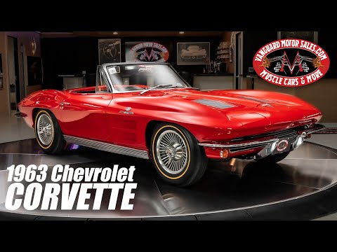 1963 Chevrolet Corvette Convertible 327/360 For Sale Vanguard Motor Sales #1363