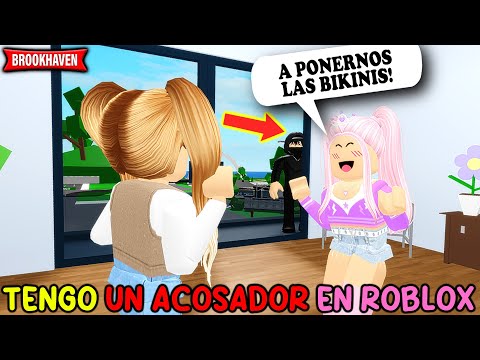 TENGO UN ACOSADOR EN ROBLOX Y NO PUEDO ESCAPAR! 😰 (Brookhaven RP)