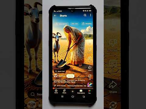 Old Grandmother Hard Working And Showing In Mobile Gadgets #shorts #gadgets