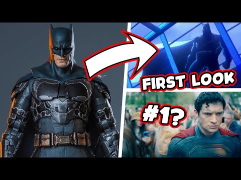 DCU Batman First Look Reveal Creates Fan Theories! Superman Tops Charts and MORE DC News!