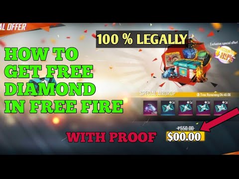 HOW TO GET FREE DIAMOND😍 LEGALLY IN FREE FIRE | 100% WORKING PROCESS WITH PROOF | 2020