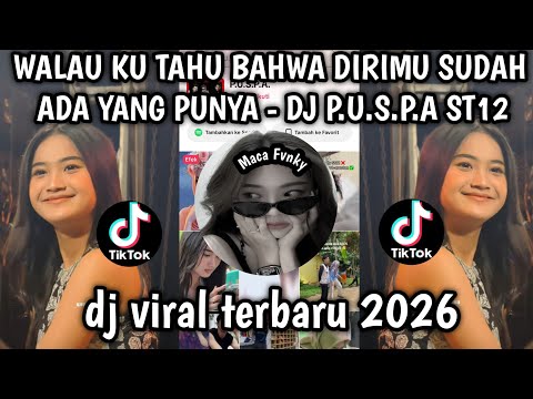 WALAU KU TAHU BAHWA DIRIMU SUDAH ADA YANG PUNYA - DJ P.U.S.P.A ST12 VIRAL DI TIKTOK 2026!!!