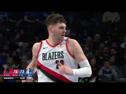 Donovan Clingan Game Highlights | Portland Trail Blazers 111, Dallas Mavericks 117 | January 9, 2025