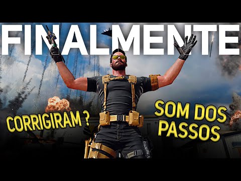 *NOVA ATUALIZAÇÃO* CORRIGIRAM o SOM dos PASSOS no WARZONE