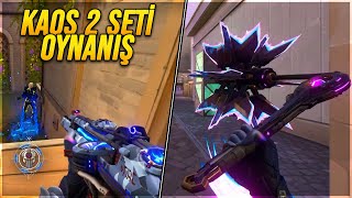 FARKLI BIÇAK! VALORANT KAOS 2 SETİ OYNANIŞ! YENİ SKİNLER!