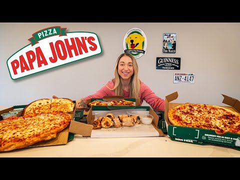 How I Train My Stomach Capacity | Papa John's Pizza Challenge