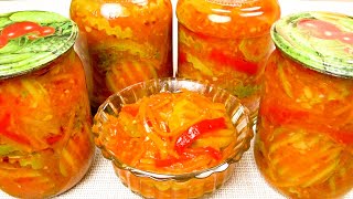 Кабачки в кетчупе чили. Вкуснее не найти. Пикантная закуска