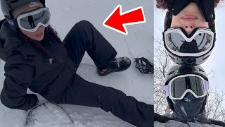 WE WENT SNOWBOARDING FOR THE FIRST TIME! (GONE WRONG)