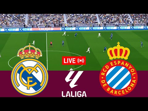 [LIVE] Real Madrid vs Espanyol La Liga 25/26 Full Match - Video Game Simulation