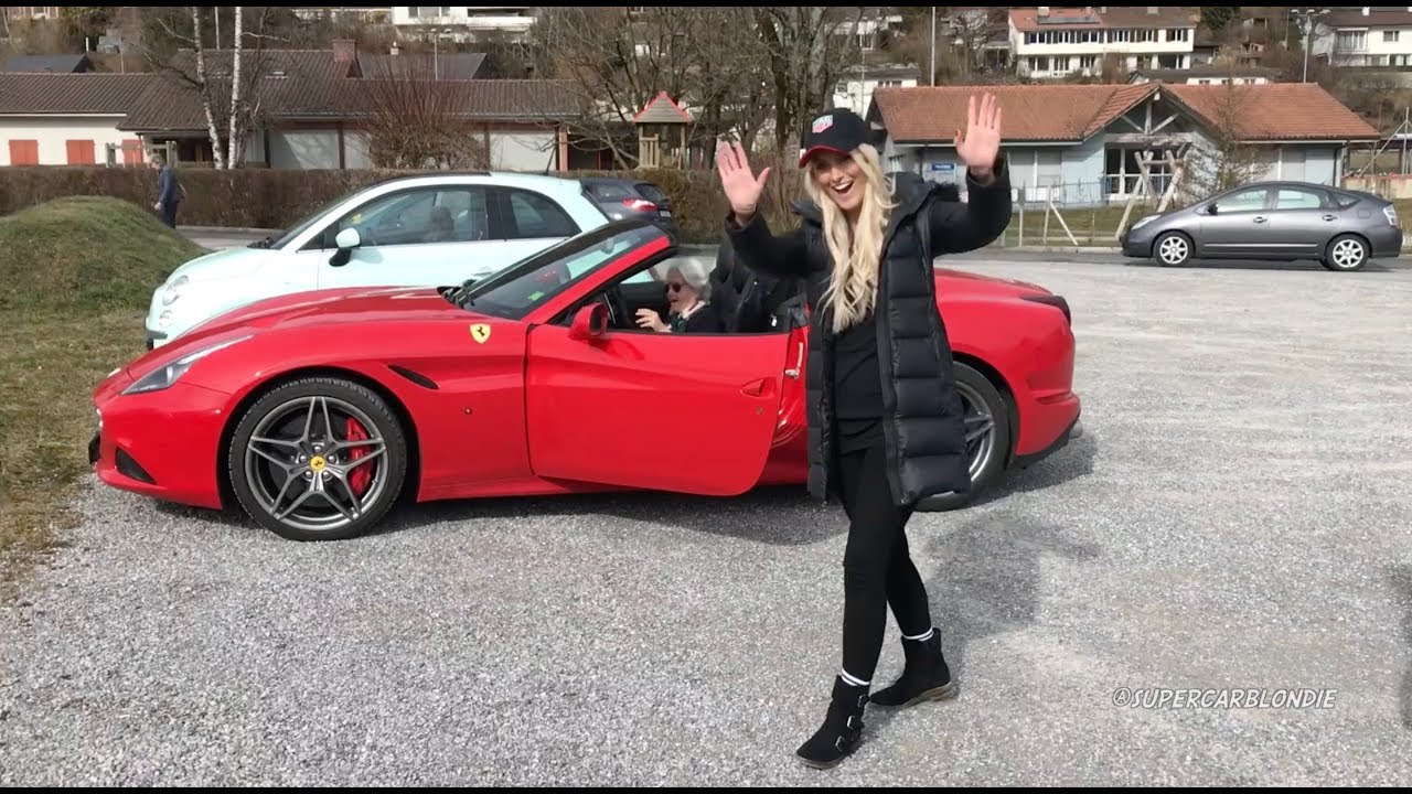 Teaching my grandma how to drive a Ferrari