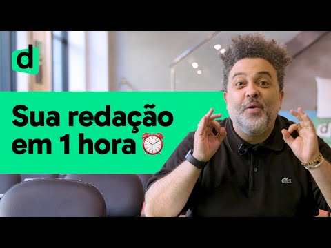 DICAS para fazer a REDAÇÃO DO ENEM em 1 HORA | PLANTÃO