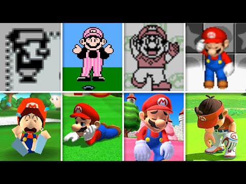 Evolution Of Mario Golf Games Losing Animations & Game-Over Screens