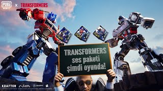Efsanevi Transformers Ses Paketi artık PUBG MOBILE'da!