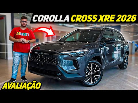 NOVO TOYOTA COROLLA CROSS 2026 XRE – TODAS AS NOVIDADES!