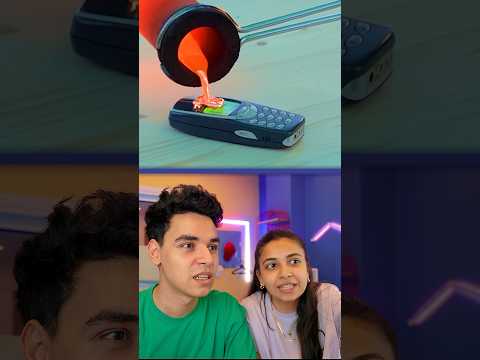 حمم بركانيه ضد موبايل 🔥#youtubeshorts