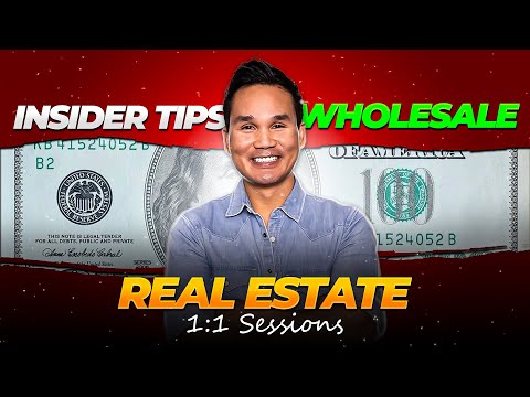 Get Insider Tips On Wholesale Real Estate With Our 1on1 Sessions!