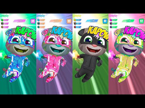 Colors Reaction Talking Tom Hero Dash New Update 2025  Cat Noir Tom  New Character Unlocked