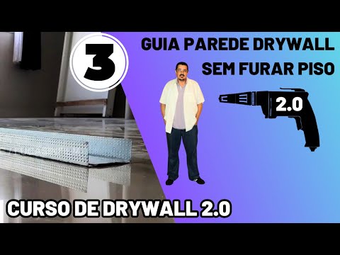 CURSO DE INSTALADOR DRYWALL GRATUITO AULA 03