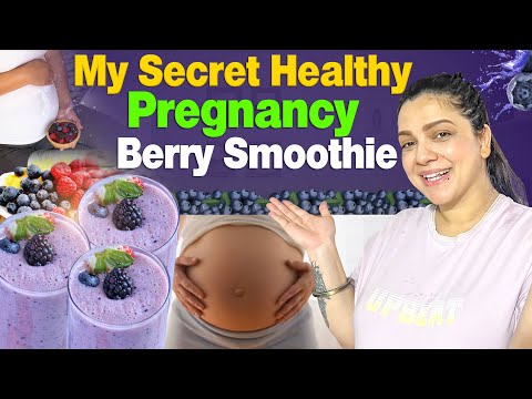 Pregnancy Healthy Berry Smoothie | Healthy Pregnancy Food Recipes Telugu | Pregnancy Diet Telugu