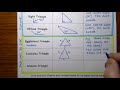 Classifying Triangles by Angles and Sides