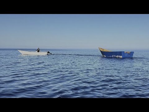 YouTube video thumbnail: More Than 1,200 Migrants Arrive in Crete Amid Influx From Libya