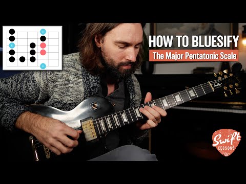 Learn to BLUESIFY the Major Pentatonic Scale - 3 Classic Blues Guitar Licks!