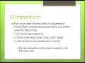 Preterite vs Imperfect: Key Concepts and Applications