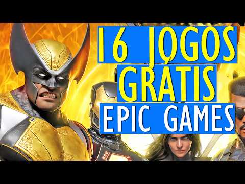 EITA! MAIS de R$ 7 MIL REAIS em GRATUIDADES! Os 16 MELHORES JOGOS GRÁTIS da EPIC GAMES STORE em 2024