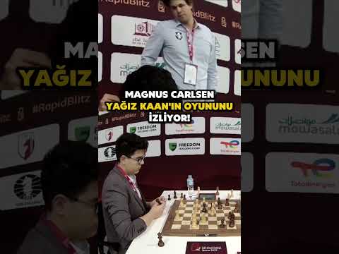 Carlsen, Yağız Kaan'ın Oyununu İzliyor!