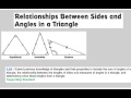Exploring Angle and Side Relationships in Triangles
