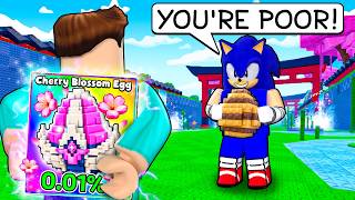 0 TO 100 TRILLION CHALLENGE IN STEAL AN EGG ROBLOX !!