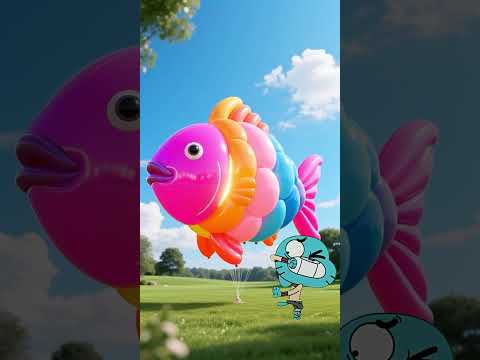 Gumball and the balloon