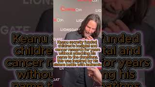 Keanu Reeves Humanitarian Moments