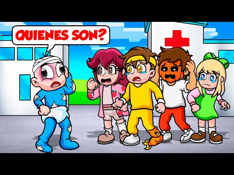 BEBE NOOB pierde la MEMORIA en Minecraft 😱😂