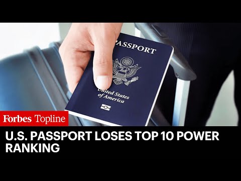 YouTube video thumbnail: U.S. Passport Drops From Top 10 Most Powerful For First Time—Here’s What That Means