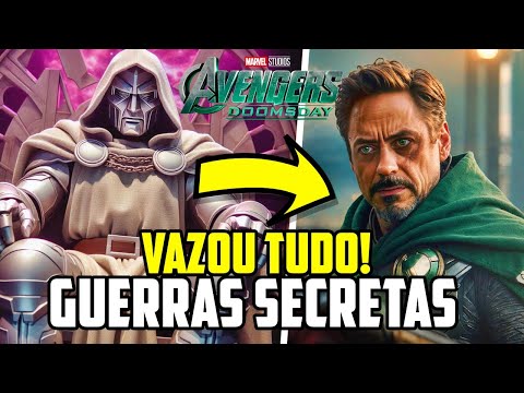 BOMBA! VAZOU PLANO DO DOUTOR DESTINO PARA GUERRAS SECRETAS | ROBERT DOWNEY JR DR DOOM