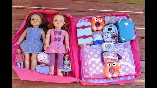 How To Travel With Two American Girl Dolls ~ One Night Hotel Vacation Stay!