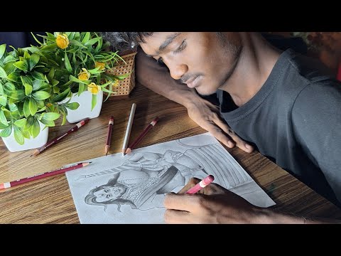 Hanuman Drawing | Hanuman drawing with pencil step by step