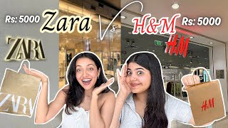 H&M VS zara, 10k budget😱,let’s see who wins😍❤️🤪 ✨Everything under 50% off😍✨❤️||YR|| 