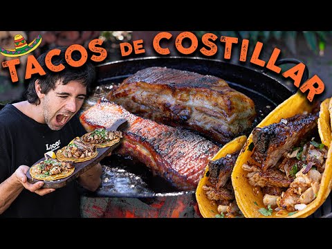 Tacos de Carnitas con Costillar  de Cerdo -  Nuestros mejores Tacos Mexicanos | Locos X el Asado