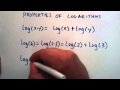 Understanding Logarithm Properties