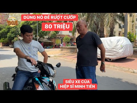 Khương Dừa chạy thử siêu xe 80 triệu được Hiệp sĩ Minh Tiến dùng để rượt cướp