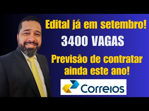 CONCURSO CORREIOS 2024: Presidente confirma edital em setembro [+ TIRA-DÚVIDAS]