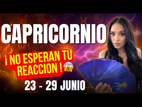 CAPRICORNIO Esta semana alguien expone tu pasado… ¡pero se topa contigo! 💥(Tarot 23–29 junio)