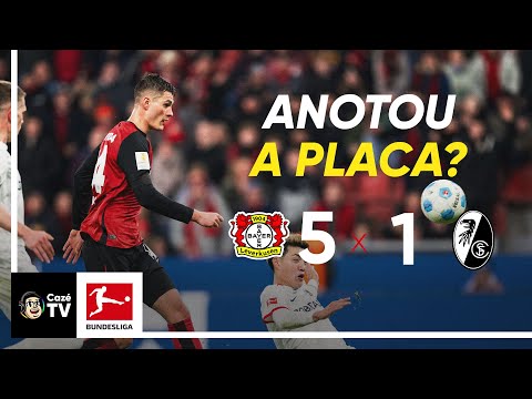 MELHORES MOMENTOS: BAYER LEVERKUSEN 5 X 1 FREIBURG | RODADA 15 | BUNDESLIGA 24/25