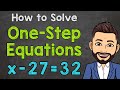 Solving One-Step Equations